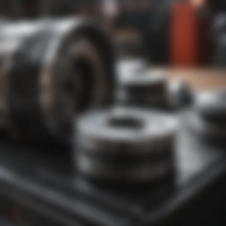 Maintenance tools and equipment necessary for servicing Audi pistons