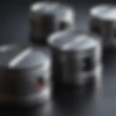 Comparison of various materials used in Audi pistons, highlighting durability and performance