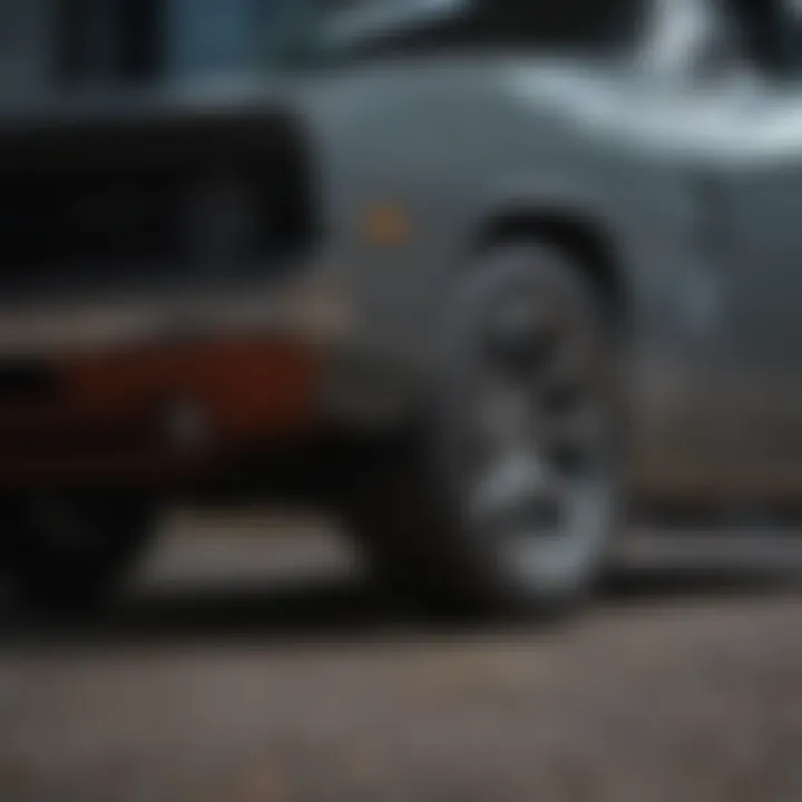 Comparison of different Charger front lip styles highlighting their aesthetic impact