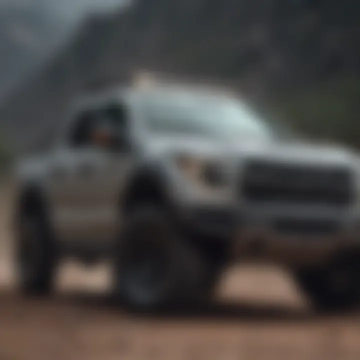 Ford Raptor showcasing its rugged exterior design