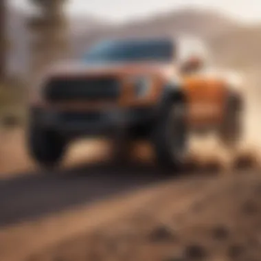 Performance Capabilities of Ford Raptor Ford Raptor in action demonstrating its performance capabilities