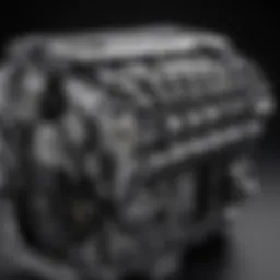 Detailed view of the 2012 Chevy Equinox engine showcasing specifications