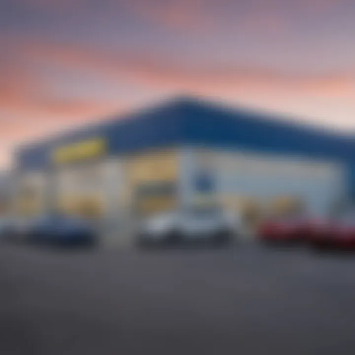 CarMax exterior view showcasing the dealership.