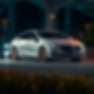 Chevy Malibu Showcasing Stylish Rim Options A sleek Chevy Malibu with stylish rims on display