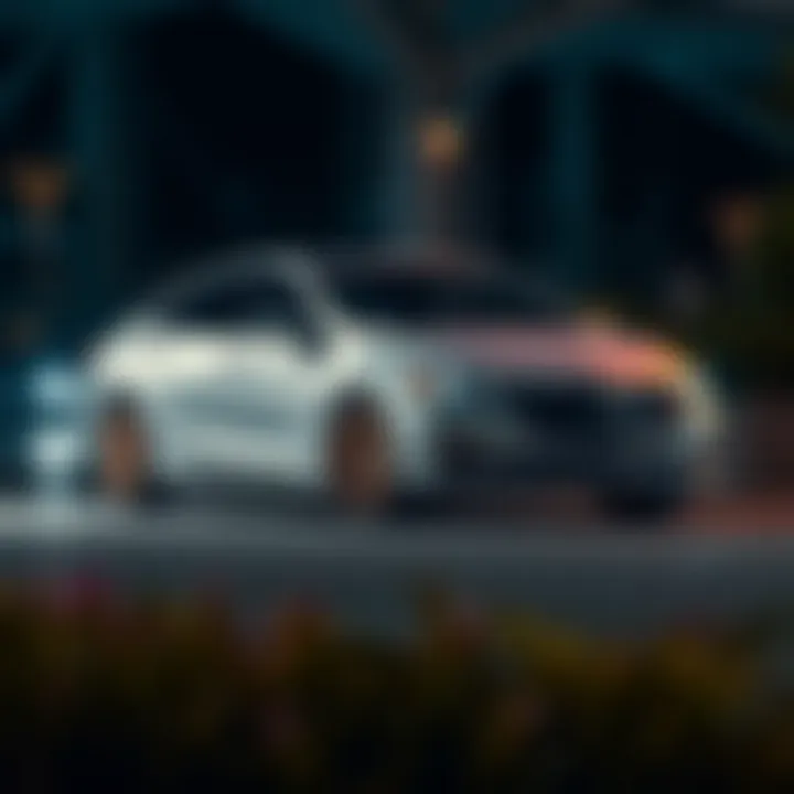 Chevy Malibu Showcasing Stylish Rim Options A sleek Chevy Malibu with stylish rims on display