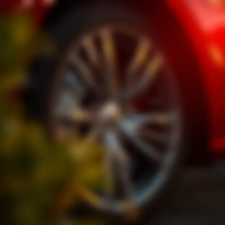 Rim Design Elements and Features Detailed view of a rim showcasing design elements