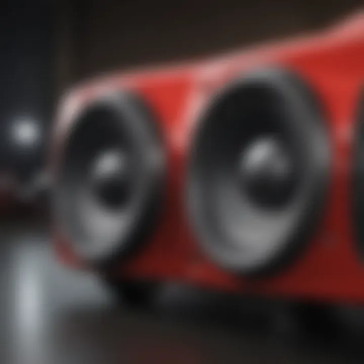 Illustration comparing different speaker sizes compatible with the 2012 Kia Forte
