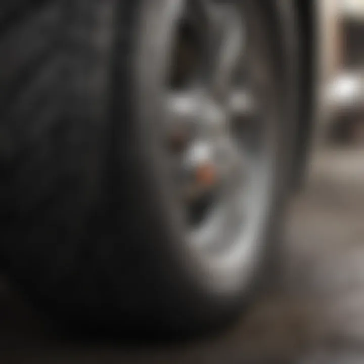 Diagram illustrating common issues with tire pressure valves and troubleshooting tips