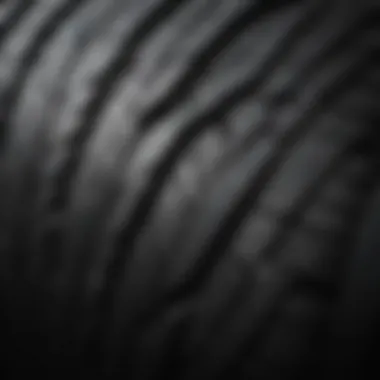 Tire Tread Patterns and Their Importance Close-up view of a tire on a Toyota RAV4 showcasing tread patterns