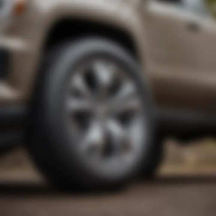 Comparison of different tire sizes for Chevy 2500