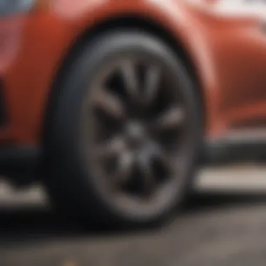 Visual representation of tire handling dynamics