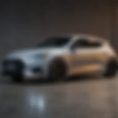 Veloster Turbo parked with performance tires