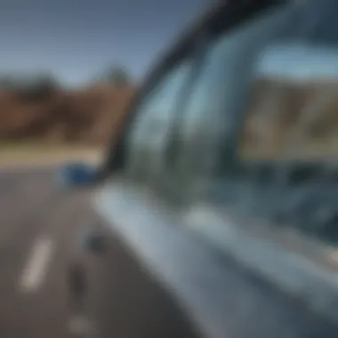 Illustration showing different types of windshield cracks and their characteristics.