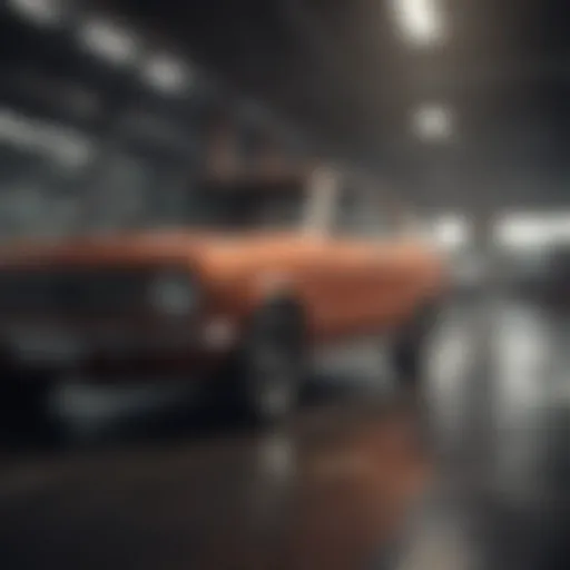 Illustration of a detailed vehicle history report showcasing various metrics