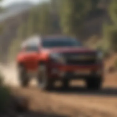Off-Road Performance Upgrades for Adventure Chevrolet Tahoe with off-road capabilities in rugged terrain