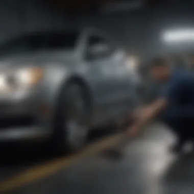 Visual representation of car maintenance