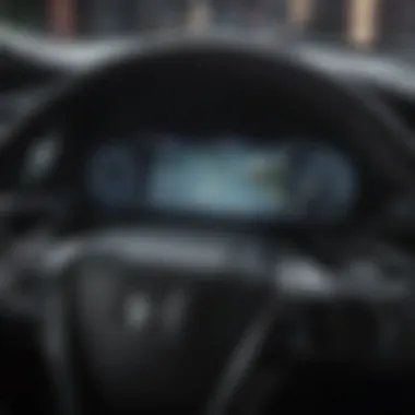 Dashboard view displaying the technological features of the Honda Accord wagon