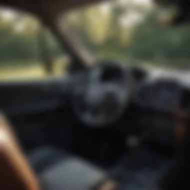 Dashboard view showcasing the interior features of a Ranger