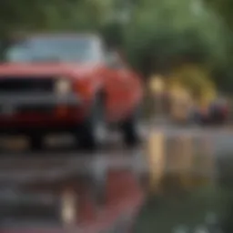 Detailed vehicle history report showcasing key information