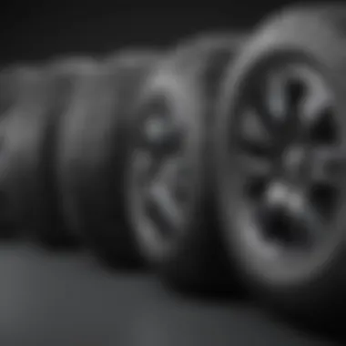 Different types of hard shell tire covers displayed side by side for comparison.