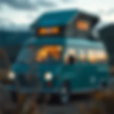 Exterior design of the Ve Bus Camper highlighting its unique aesthetic