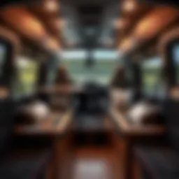 Interior layout of the Ve Bus Camper showcasing innovative space utilization