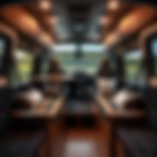 Interior layout of the Ve Bus Camper showcasing innovative space utilization