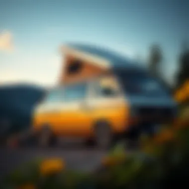 Ve Bus Camper parked in a scenic location embodying the camper lifestyle
