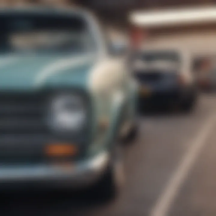 Illustration of a vehicle registration process emphasizing the roles of title and VIN numbers.