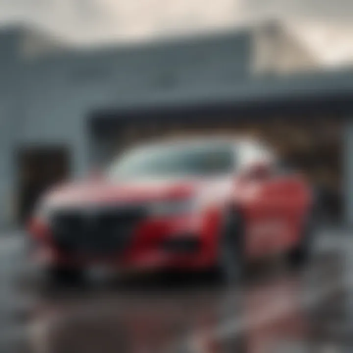 Dynamic performance capabilities of the 2020 Honda Accord captured during a test drive.