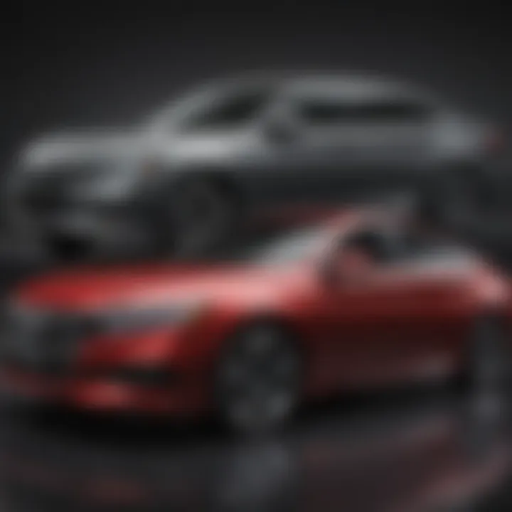 Variety of trims available for the 2020 Honda Accord displayed side by side.