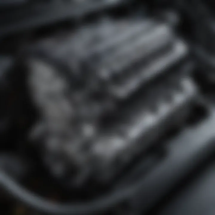 Close-up of VW Jetta Wagon Diesel engine specifications