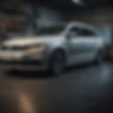 Interior features of VW Jetta Wagon Diesel emphasizing technology