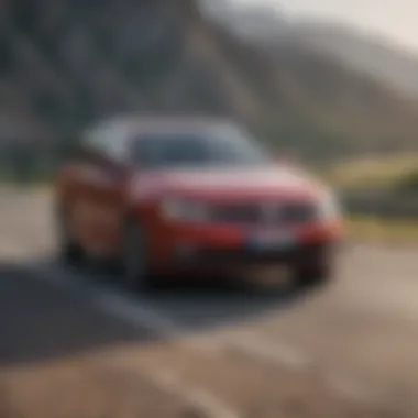 VW Jetta Wagon Diesel on the road demonstrating performance