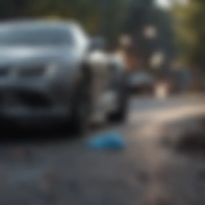 Microfiber cleaning cloth in use on a car surface, demonstrating effectiveness