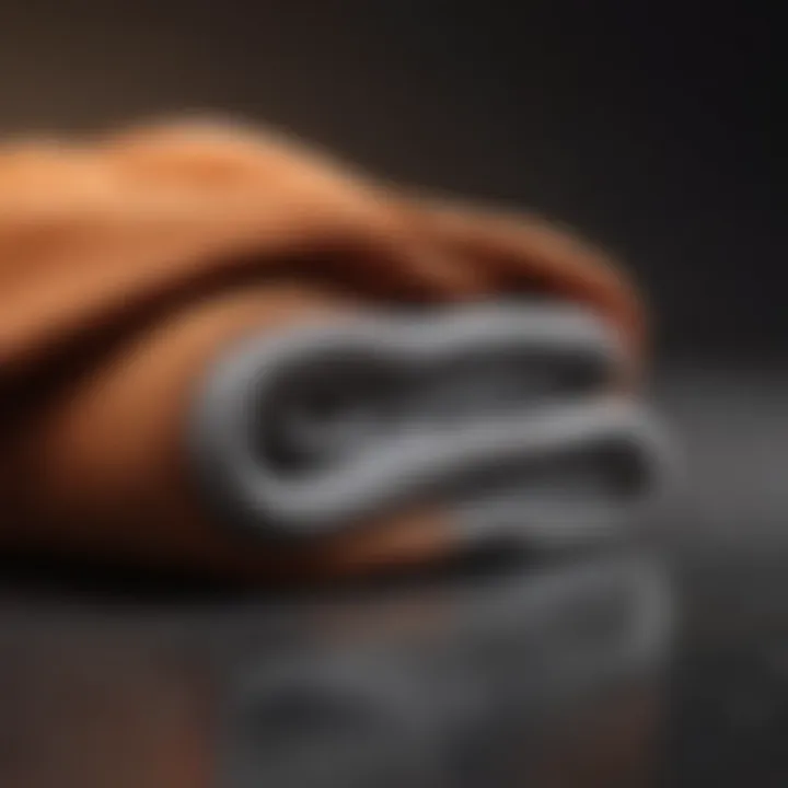 User-friendly guide to microfiber cleaning cloth maintenance displayed visually